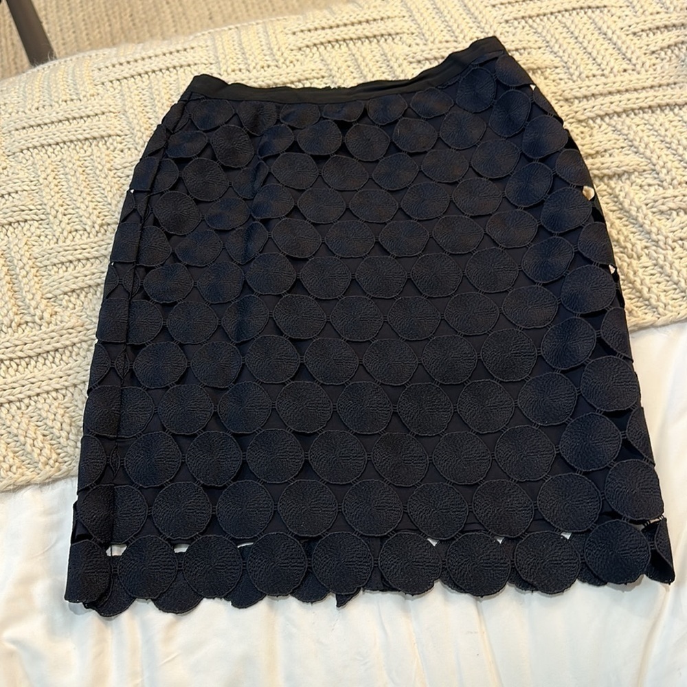 Ann Taylor Dark Navy Skirt Size 0
